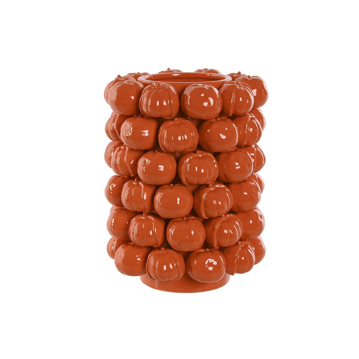 Vase Home ESPRIT Orange Keramik Stentøj Tropisk 25 x 25 x 30 cm Vase Home ESPRIT Orange Keramik Stentøj Tropisk 25 x 25 x 30 cm