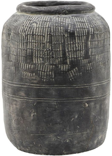 Vase House Doctor Jalna cement grå håndlavet dekorationsvase Ø23,5 x H31,5 cm
