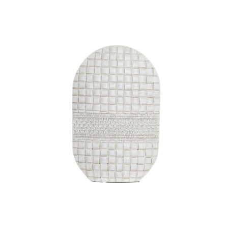 Vase Hvid Harpiks Moderne 18 x 6 x 28 cm