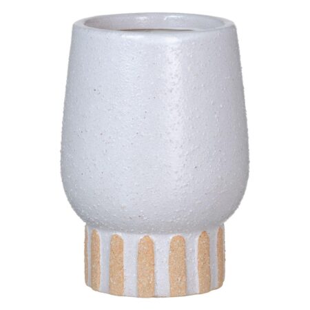 Vase Hvid Keramik 12,5 x 12,5 x 18 cm