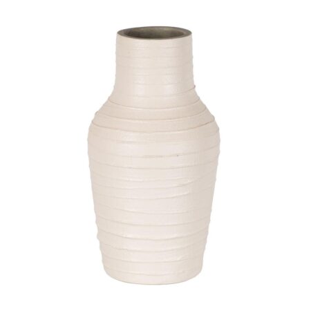 Vase Hvid Keramik 17 x 17 x 30 cm