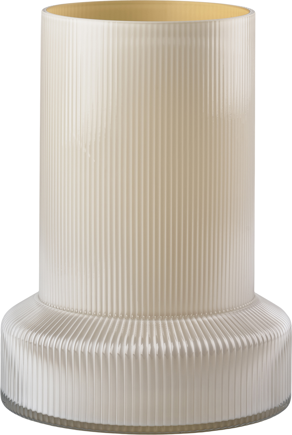 Vase Hvils D21 x 29 cm Hvid Glas Vase Hvils D21 x 29 cm Hvid Glas