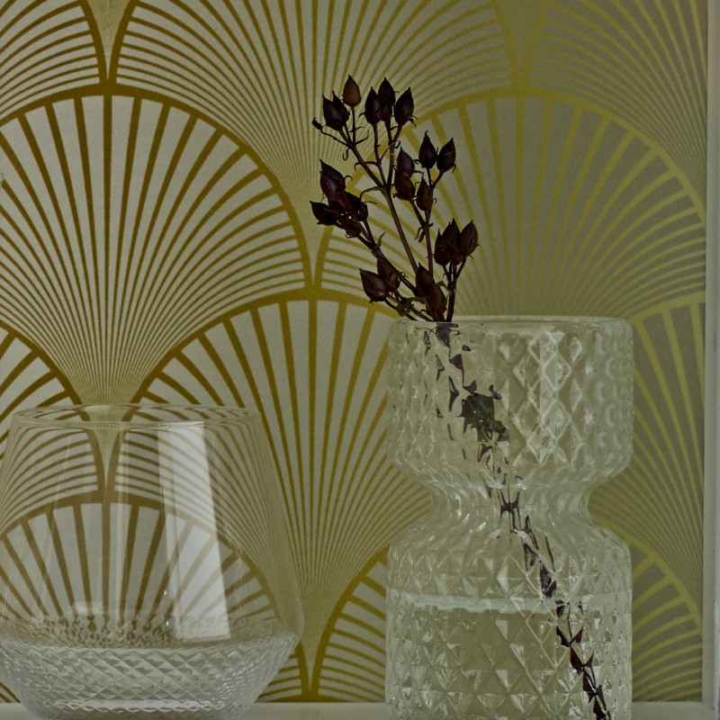 Vase / Hyacintvase "Heba" glas - Bloomingville - H: 12 cm