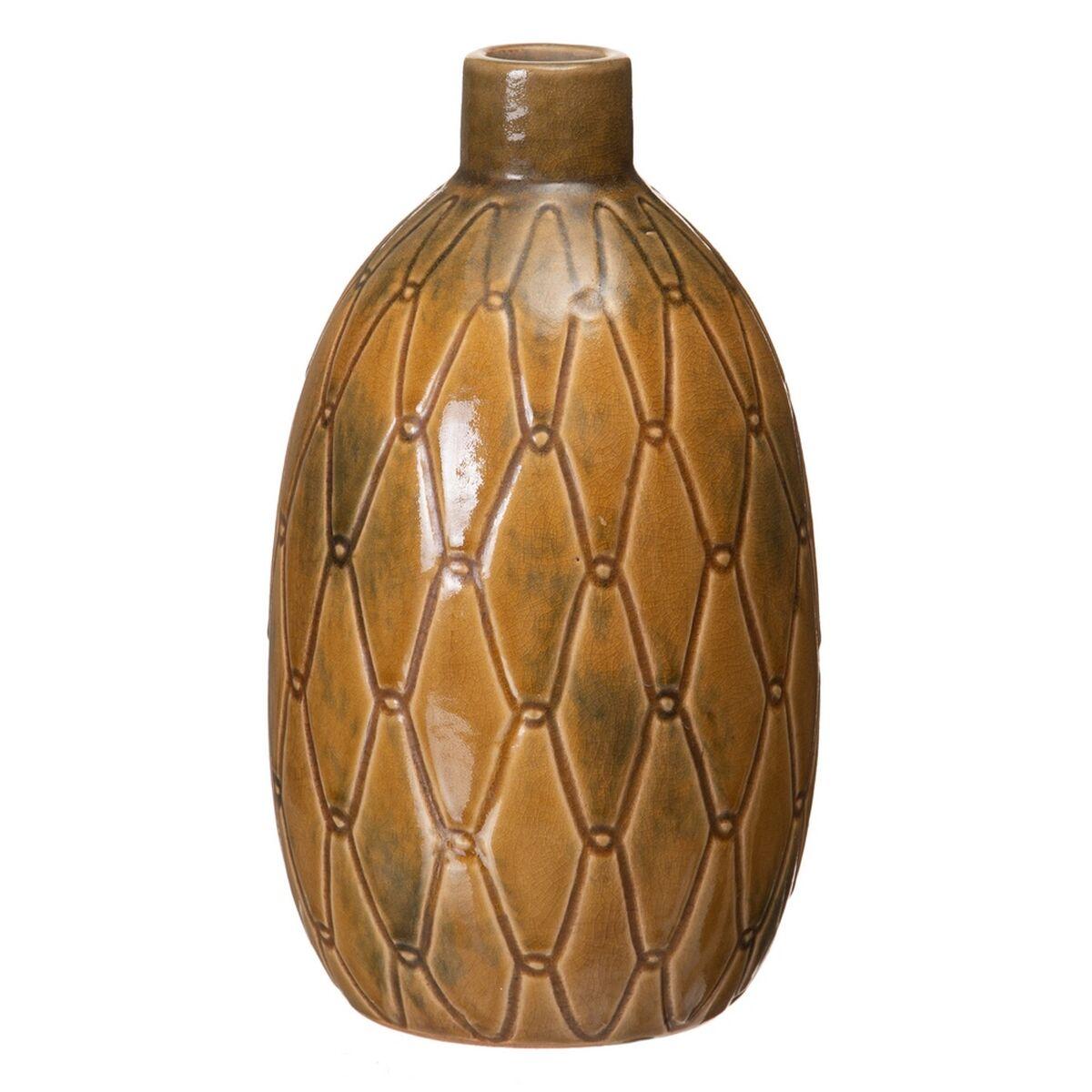 Vase Keramik 17 x 17 x 30 cm Sennep Vase Keramik 17 x 17 x 30 cm Sennep
