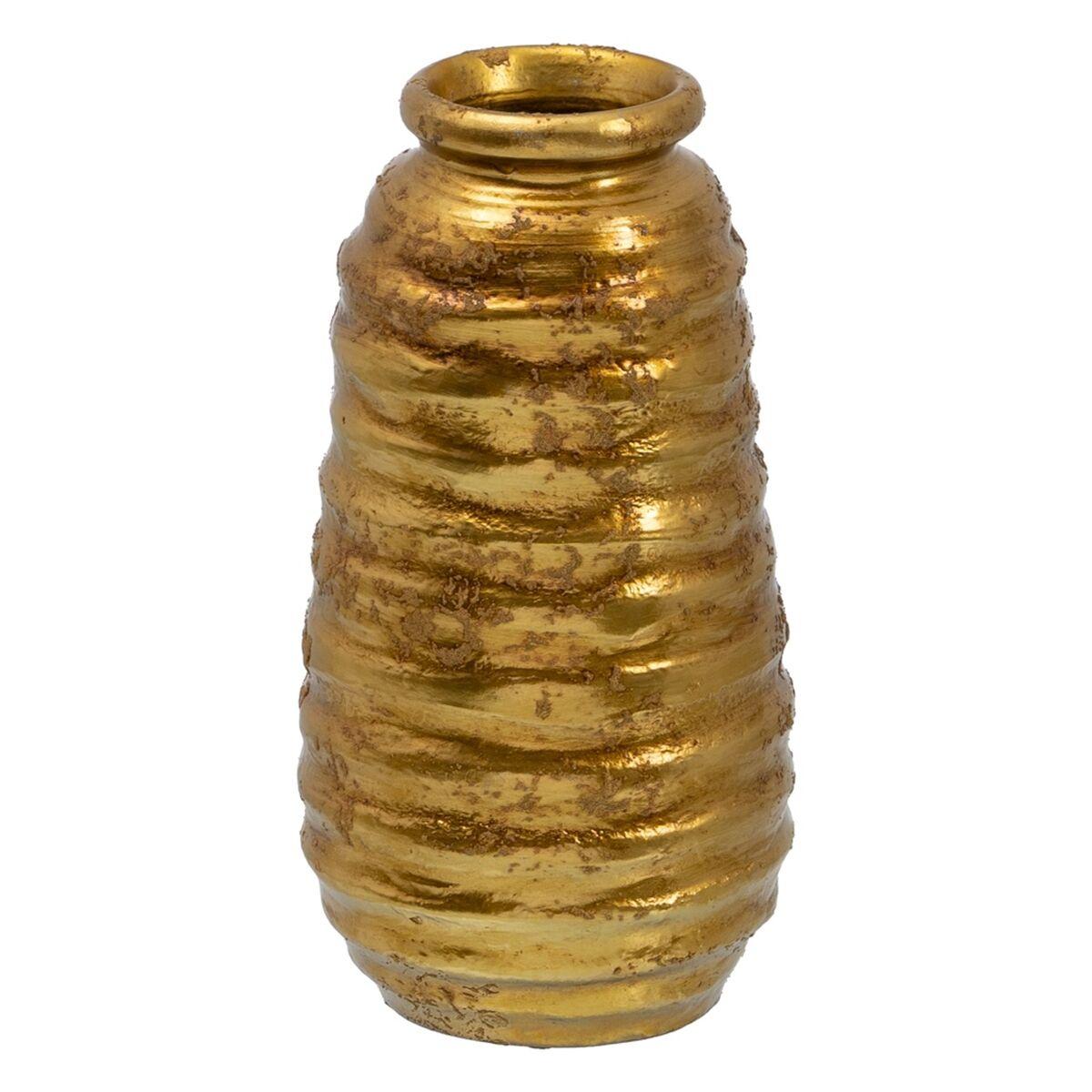 Vase Keramik Gylden 15 x 15 x 30 cm Vase Keramik Gylden 15 x 15 x 30 cm
