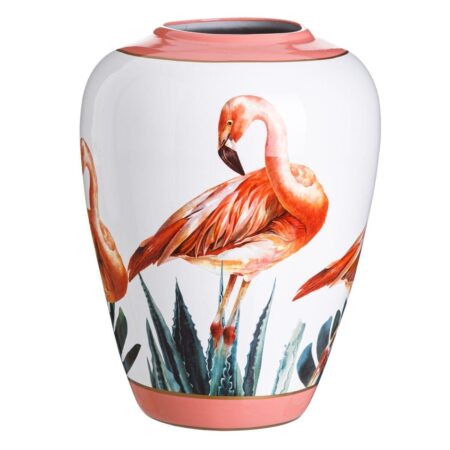 Vase Keramik Koral Hvid 36 x 36 x 48 cm