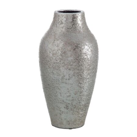 Vase Keramik Sølv 23 x 23 x 40 cm