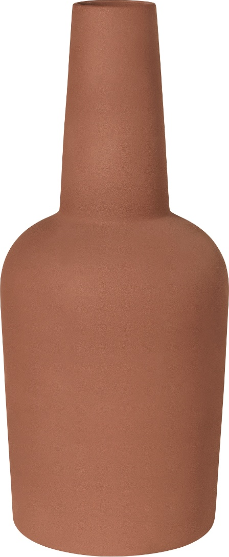 Vase Kristina Dam Dome 74 cm terracotta rød - stor dekorationsvase