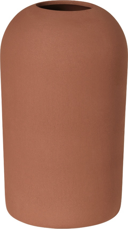 Vase Kristina Dam Dome terrakotta rød H58 Ø25 cm