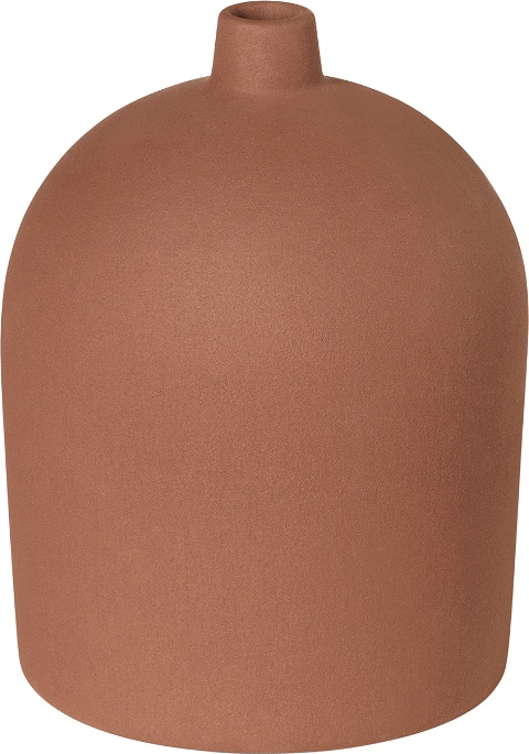 Vase Kristina Dam Dome terrakotta rød - moderne dekorationsvase Vase Kristina Dam Dome terrakotta rød - moderne dekorationsvase