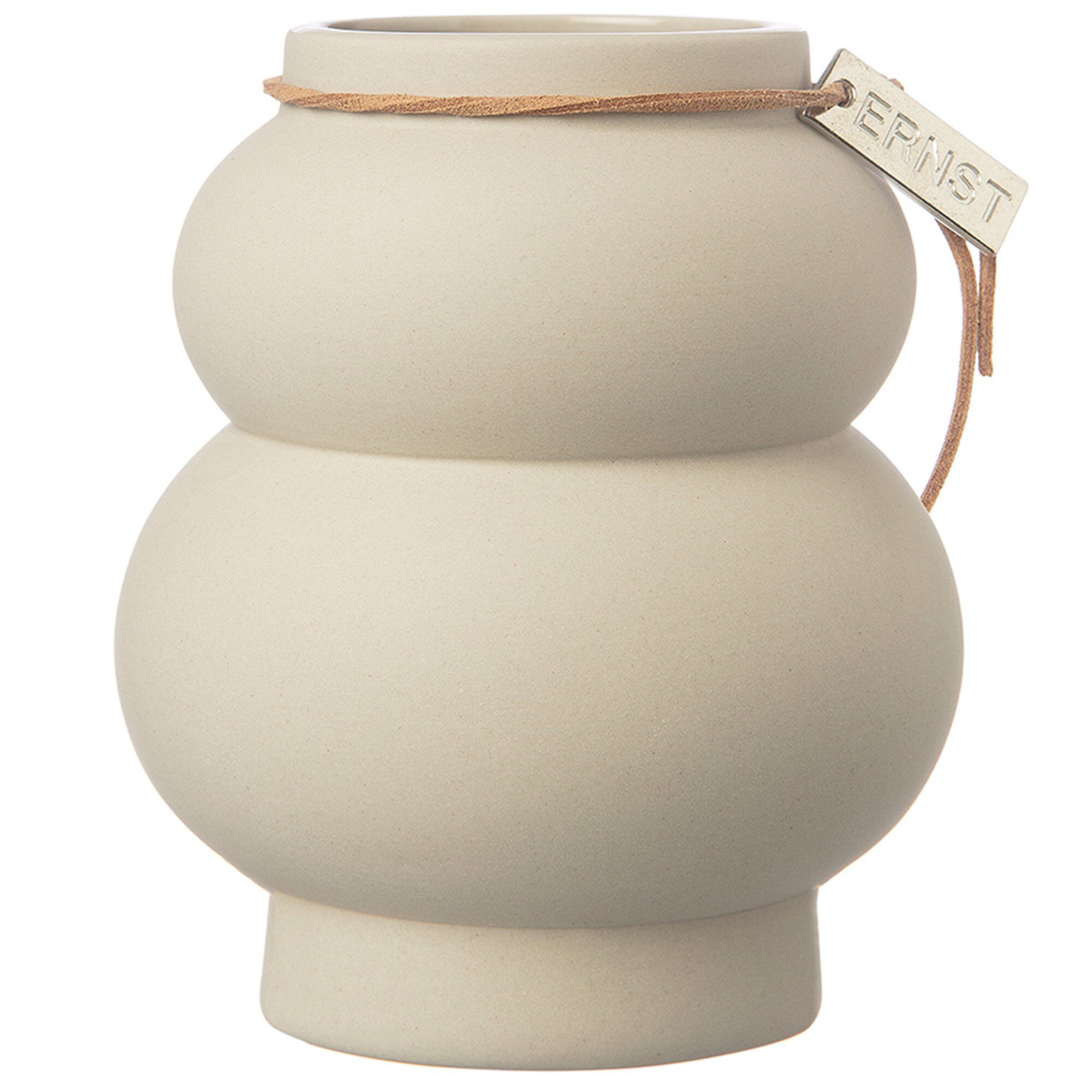 Vase Kurvig Beige 21,5 cm. Vase Kurvig Beige 21,5 cm.