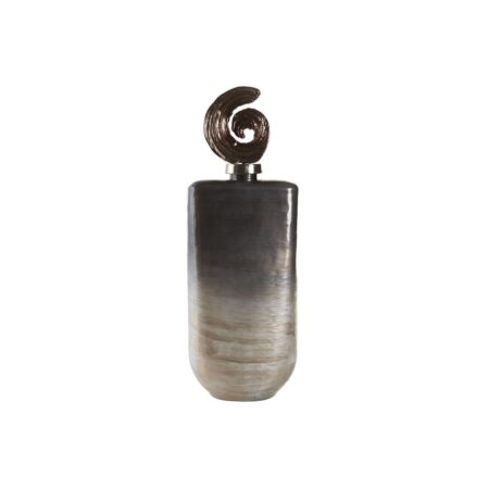 Vase Multifarvet Aluminium Krystal 19 x 12 x 55 cm