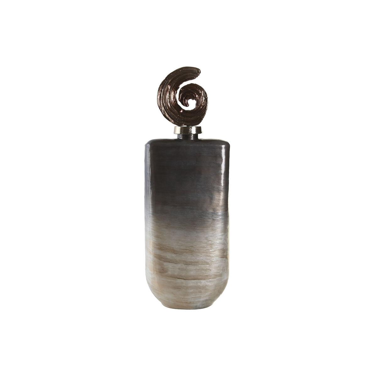 Vase Multifarvet Aluminium Krystal 19 x 12 x 55 cm Vase Multifarvet Aluminium Krystal 19 x 12 x 55 cm