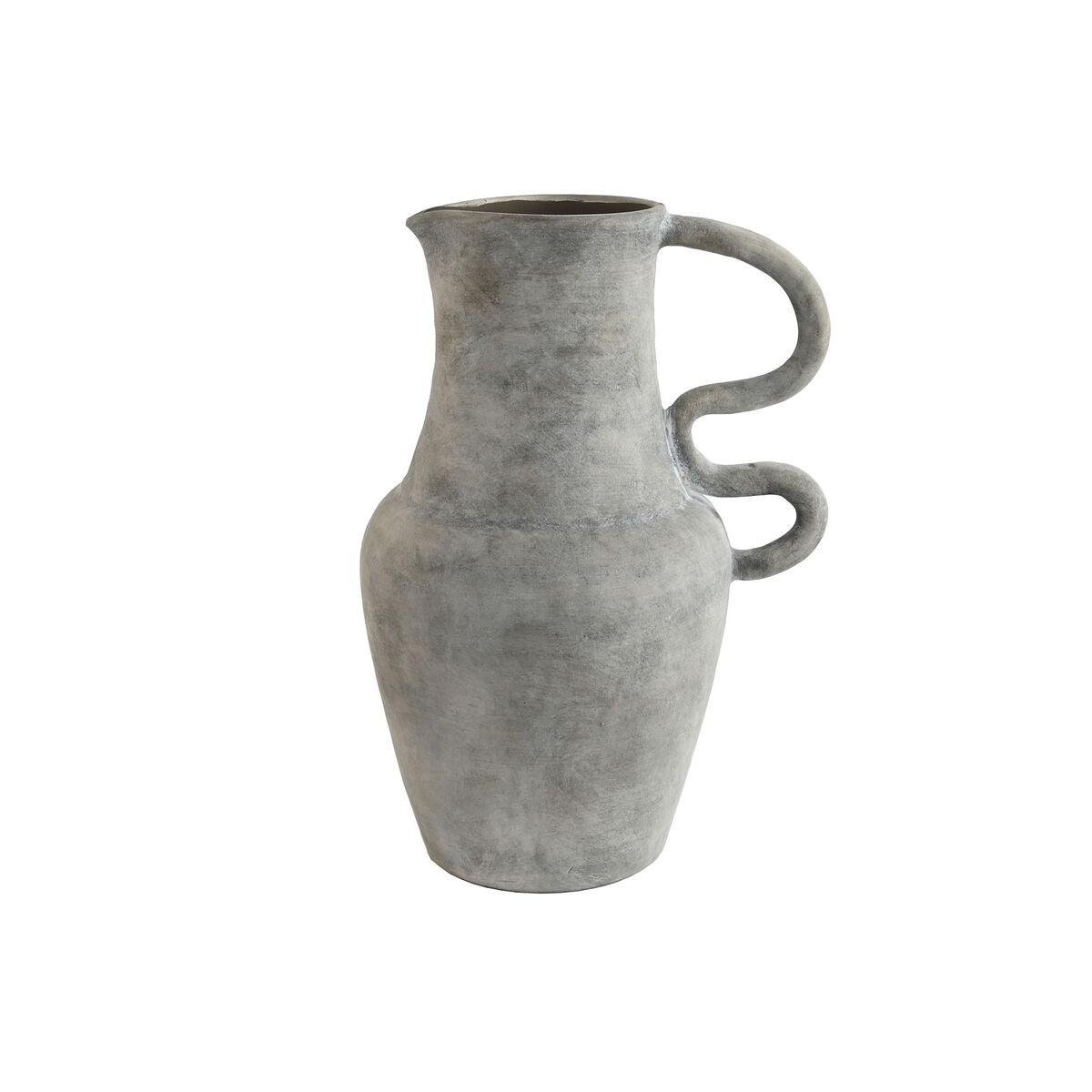 Vase - Multifarvet terrakotta, lysegrå, håndlavet Vase - Multifarvet terrakotta, lysegrå, håndlavet