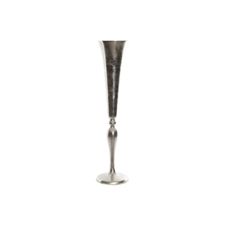 Vase Sølvfarvet Aluminium Moderne (22 x 22 x 92 cm)