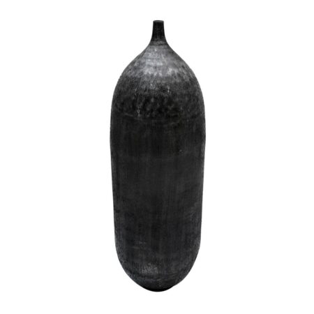 Vase Sort 33 x 33 x 120 cm Aluminium