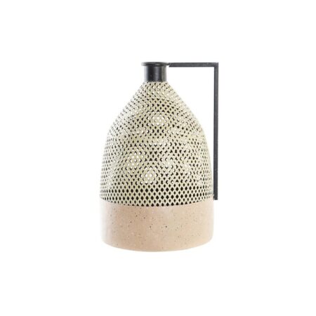 Vase Sort Metal Brun Lys brun (26 x 26 x 39 cm)