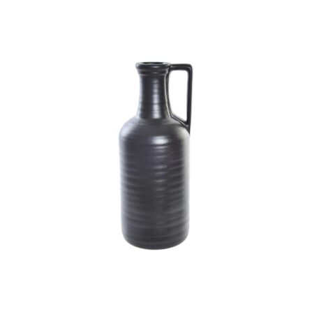 Vase Sort Porcelæn Moderne 13 x 13 x 32 cm