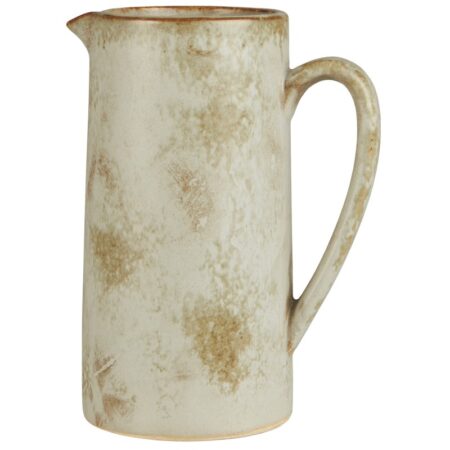 Vase "Sten" m/ hank grågrøn - Ib Laursen H: 23,5 cm