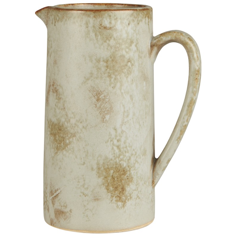 Vase "Sten" m/ hank grågrøn - Ib Laursen H: 23,5 cm Vase "Sten" m/ hank grågrøn - Ib Laursen H: 23,5 cm