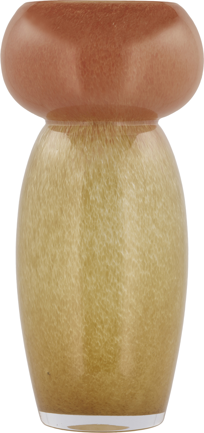Vase Styles 14,5 x 30 cm Gul/amber Glas Vase Styles 14,5 x 30 cm Gul/amber Glas