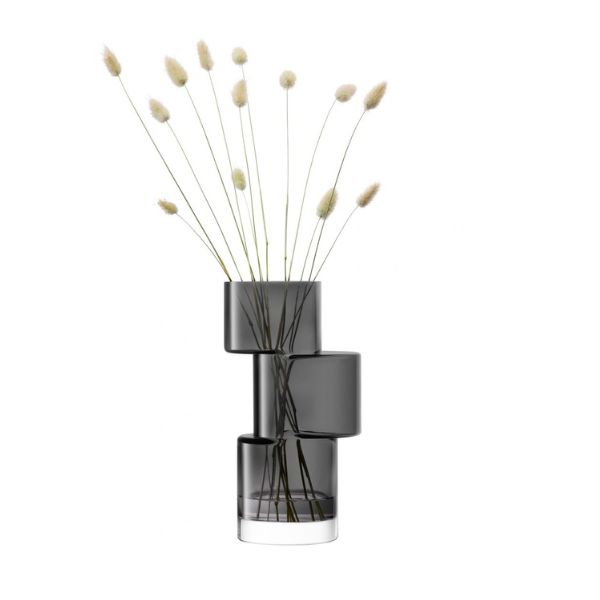 Vase Tier Skifergrå Lsa 25,8x13,8x13,8cm Vase Tier Skifergrå Lsa 25,8x13,8x13,8cm