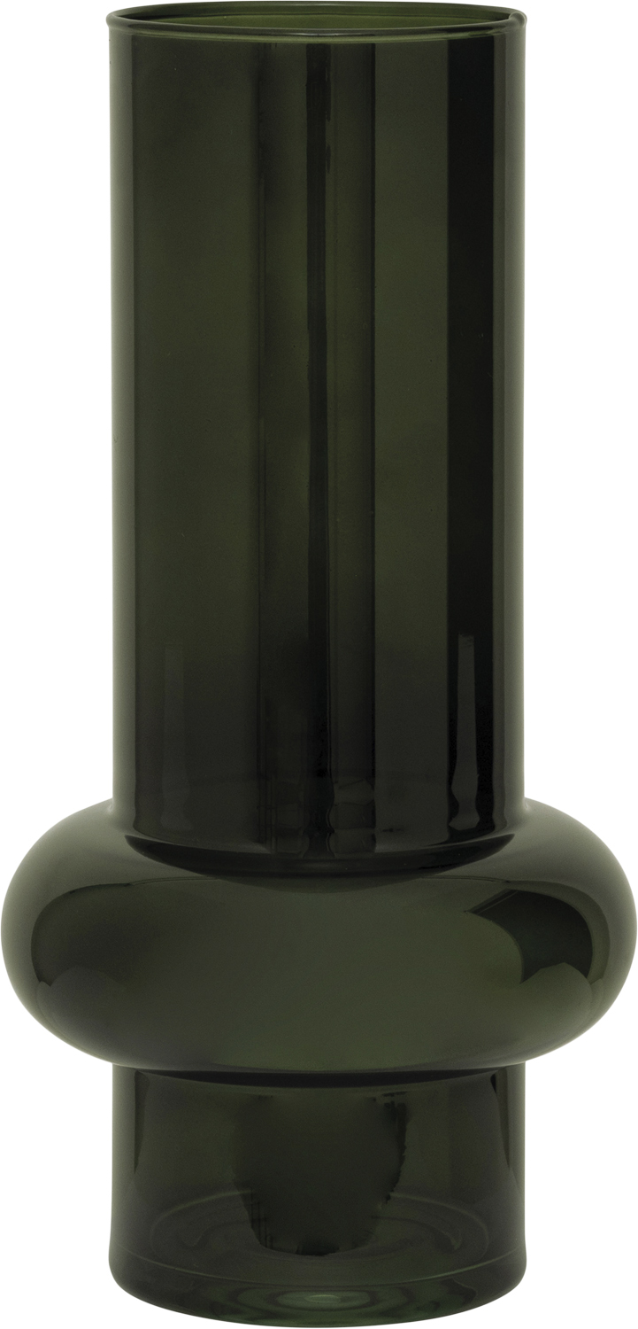 Vase Tummy D Riffle Green Vase Tummy D Riffle Green