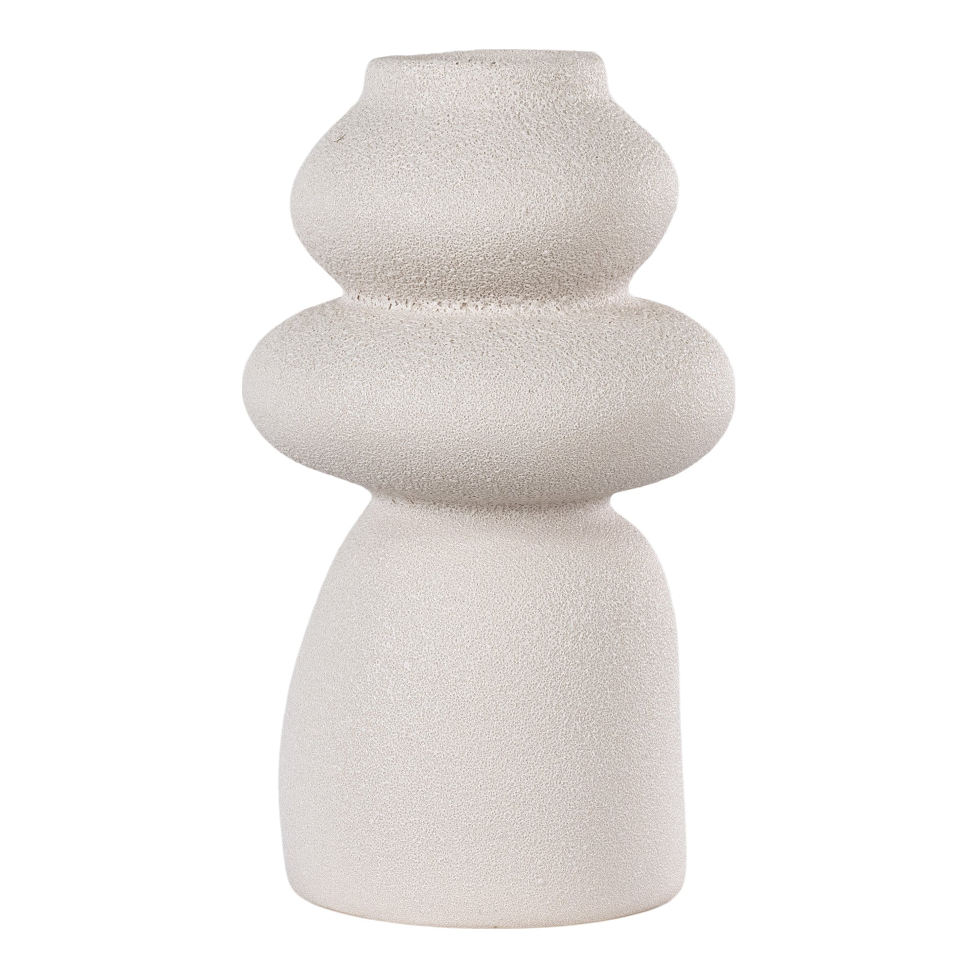 Vase - Vase, Keramik, Beige, Ø14,5X26,5 Cm Vase - Vase, Keramik, Beige, Ø14,5X26,5 Cm