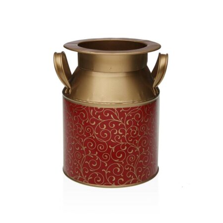 Vase Versa Serpentine Rød Metal 16 x 20 x 20 cm