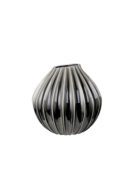 Vase 'Wide' Xl Keramik Broste Copenhagen Grey
