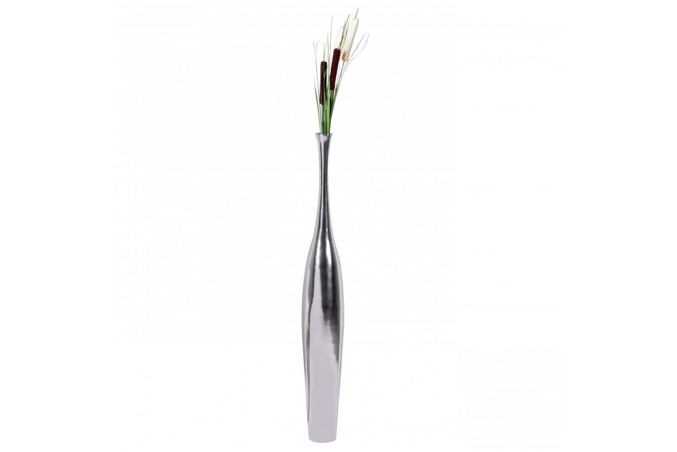 Vase Wohnling poleret aluminium støbt, moderne stil 100 cm - 100 cm Vase Wohnling poleret aluminium støbt, moderne stil 100 cm - 100 cm
