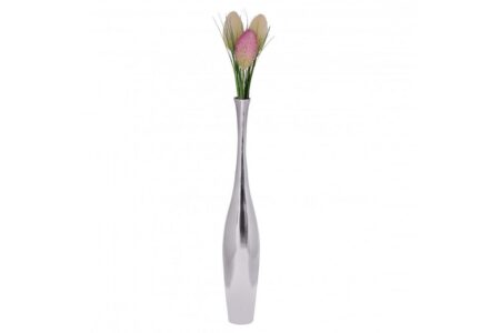 Vase Wohnling poleret aluminium støbt, moderne stil 75 cm - 75 cm