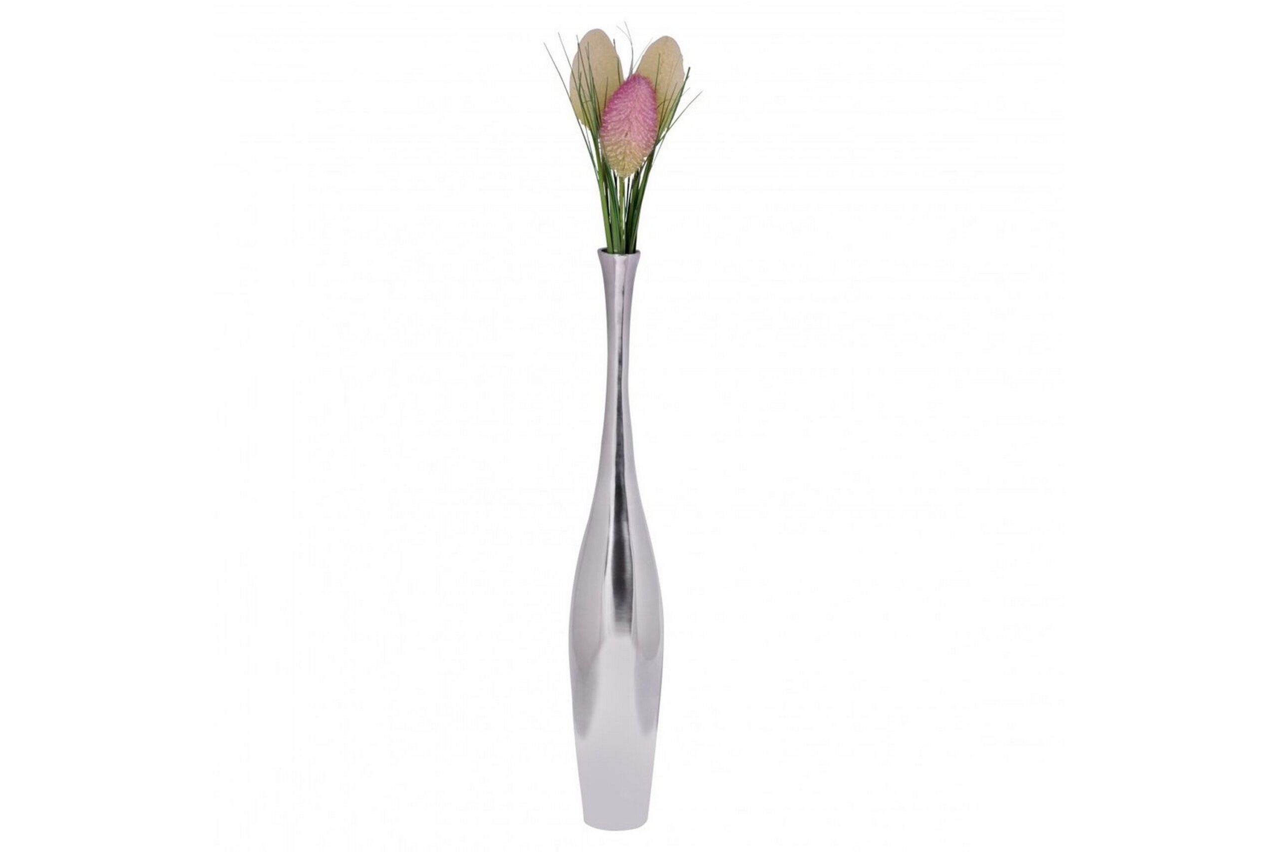 Vase Wohnling poleret aluminium støbt, moderne stil 75 cm - 75 cm Vase Wohnling poleret aluminium støbt, moderne stil 75 cm - 75 cm