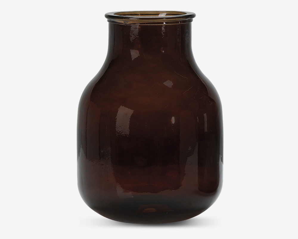 Vase brun H. 37 cm Vase brun H. 37 cm