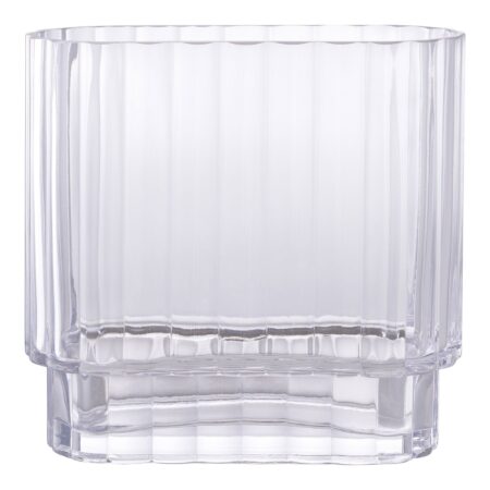 Vase, glas, klar20x9x19,5 cm
