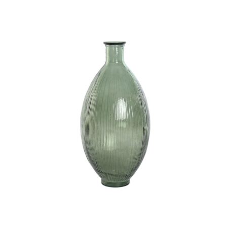 Vase grøn i genbrugsglas - 30 × 30 × 59 cm