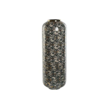 Vase - grøn/gylden metal, 25 × 25 × 69 cm