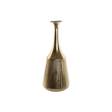 Vase - gylden metal, moderne, 29 × 29 × 71 cm