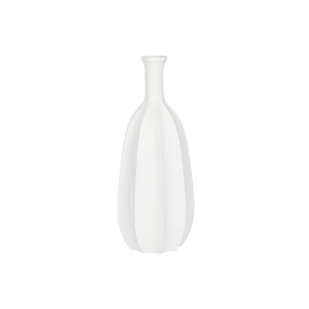 Vase - hvid glasfiber, 30 × 30 × 80 cm