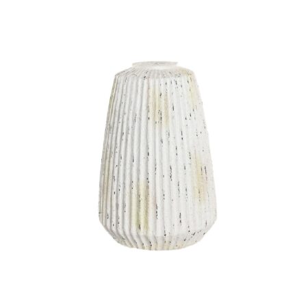 Vase - hvid magnesium, 28 × 28 × 41 cm
