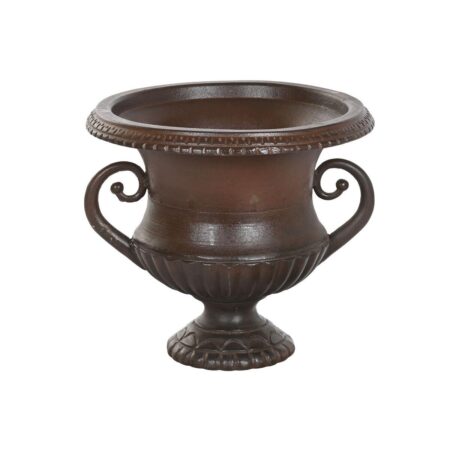 Vase i brun jern - 41 x 41 x 36 cm