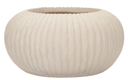 Vase i cremehvid - 35x18 cm