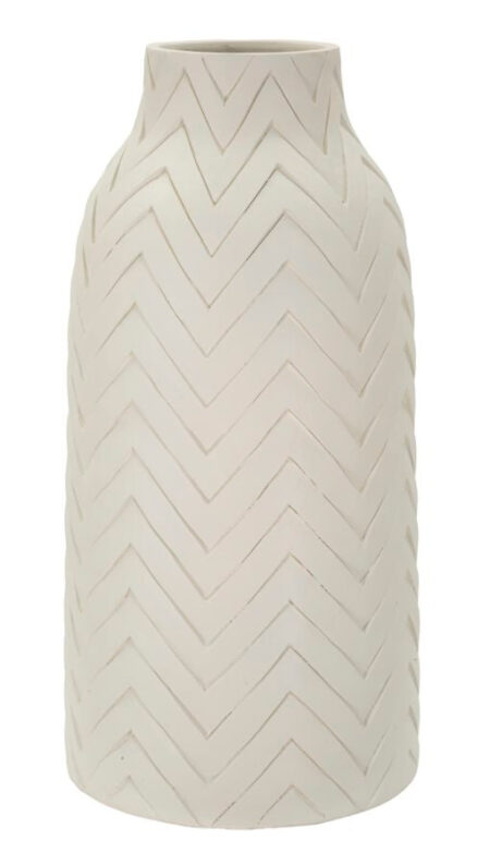 Vase i cremehvid