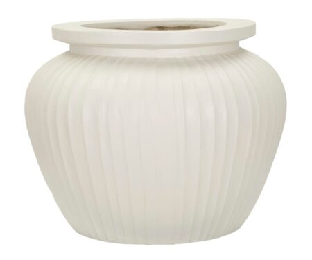 Vase i cremehvid - 48x38 cm