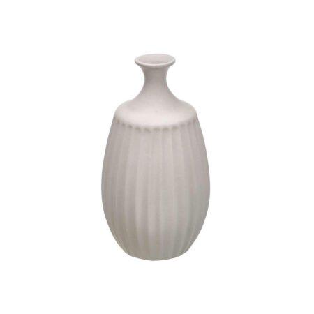 Vase i grå keramik - 27 × 48 × 27 cm