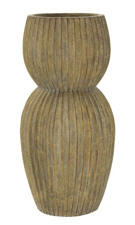 Vase i grøn - 25x52x5 cm