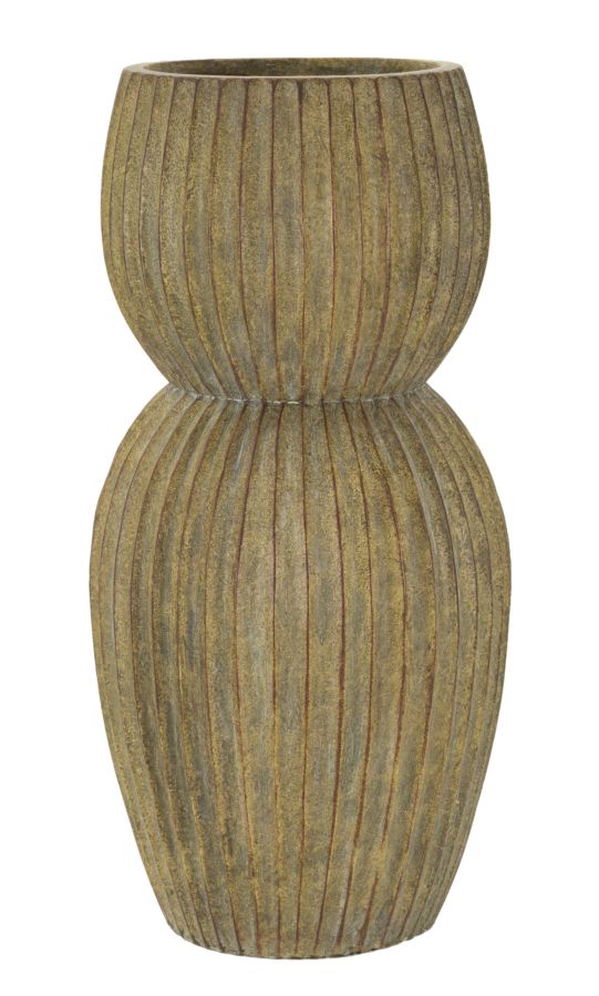 Vase i grøn - 25x52x5 cm Vase i grøn - 25x52x5 cm