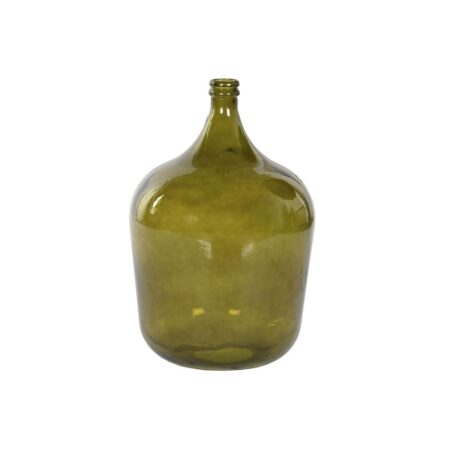 Vase i grønt hærdet glas - 36 × 36 × 56 cm