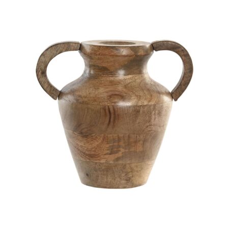 Vase i mangotræ - 18 cm med håndtag