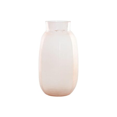 Vase i pink krystal - moderne, 23 × 23 × 44 cm
